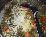 Foto langkah ke 5 dari resep Gulai Daun Pepaya & Singkong Rebon.