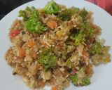 Foto del paso 8 de la receta: Falso arroz de coliflor tipo yakimeshi a mi manera🍚🥡🍱
