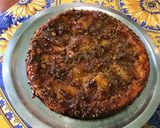 Une image de l'étape 11 de Tarte renversée aux pommes,pistaches et caramel.