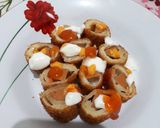 Foto langkah ke 6 dari resep Roti Isi Sosis Mozarela.