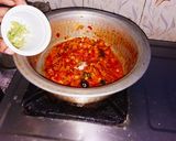 A picture of step 8 of Tomato Thokku.
