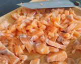Foto del paso 1 de la receta: Tartar de salmón a la manera de Becky 😉