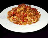 Foto langkah ke 5 dari resep Cumi Bumbu Rarang khas Lombok Timur.