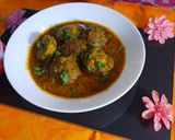 पालक चिकन कोफ्ता(Palak Chicken kofta recipe in hindi) रेसिपी चरण 5 फोटो