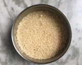 A picture of step 1 of Urad Dal Vada.
