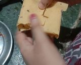 A picture of step 3 of French papad.