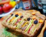 Hình bước làm 6 của món Focaccia- hương vị nước Ý (món chay)