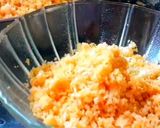 A picture of step 8 of Tirunelveli sweet puttu.