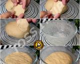 A picture of step 3 of No Egg No Maida Pure Veg Cheesy Garlic Bun And Swirl From Scratch Two Design One Dough.