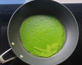 A picture of step 4 of Parsley and egg roll pancakes.