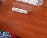 A picture of step 15 of Galaktoboureko Rolls.