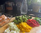 Foto del paso 1 de la receta: Noodles de arroz con gambones y verduras
