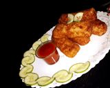A picture of step 6 of Chicken crepes Roll.