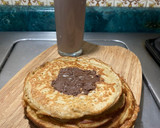 Foto del paso 6 de la receta: Hot cakes con vainilla hojuelas de almendra y Nutella