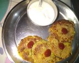 A picture of step 3 of Aloo tikki.