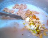 A picture of step 3 of Sabudana kheer.