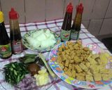 Foto langkah ke 1 dari resep Orek 3T (Tempe, Tahu, & Telur Putihan/egg tofu) ala anak muda rumahan.