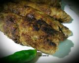 A picture of step 2 of Beef seekh kabab.
