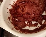 A picture of step 1 of Chocolate and peanut butter cookies. (Hart made) ♥🙂🍪.