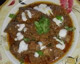 A picture of step 8 of Makhni Karahi...💞.