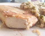 Foto del paso 6 de la receta: Escalopes veganos de tofu con arroz con panceta (v) y arvejas