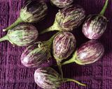 A picture of step 1 of Brinjal fritters.