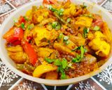 A picture of step 8 of Vegetable Jalfrezi.