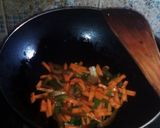 A picture of step 3 of Chinese bhel.