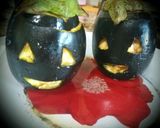 A picture of step 1 of Eggplant stuffed with minced meat and cheese.