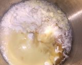 A picture of step 6 of Tres leches (milk cake).