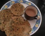 A picture of step 4 of Spinach Potato Parathas.