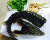 Hình bước làm 1 của món Lẩu cá tầm chua cay