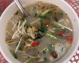Hình bước làm 4 của món Cháo Hàu biển Vũng Tàu
