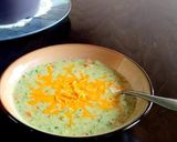 A picture of step 3 of Broccoli soup.