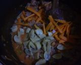 A picture of step 6 of Coconut Beef Stroganoff #FestiveContestNaivasha #AuthorMarathon.