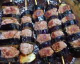 عکس مرحله 3 از دستور کباب سیخی تابه ای،با گوشت چرخ کرده و بادمجان