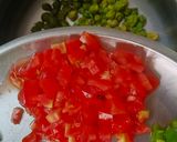 A picture of step 2 of Fresh Green Chickpeas Salad.