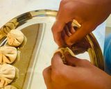 A picture of step 5 of Fried Modak for Ganesh Festival 🙏Made with Maharashtrian Style😋.