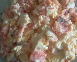 A picture of step 7 of Smoked Salmon Scrambled Eggs.