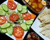 A picture of step 4 of Aalu irvi Anday ka salan.