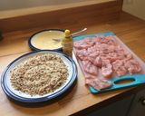 A picture of step 3 of Pork schnitzels.