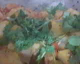 A picture of step 6 of Goan Style Potato Sukhi Bhaji.