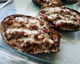 Foto del paso 12 de la receta Berenjenas rellenas de verdura con jamón