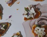 A picture of step 7 of Mini Pizza Hearts.