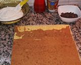 Foto del paso 1 de la receta: Arrollado de crema y chocolate