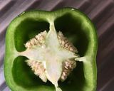 A picture of step 3 of Luxury Peppers with Salad and Chipotle Dip.