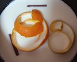 A picture of step 1 of Crema Catalana with Cookies.