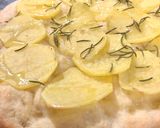 A picture of step 4 of Potato and Rosemary Focaccia.