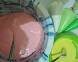 Foto langkah ke 3 dari resep Bolu Kukus Semangka Mekar Sempurna.