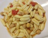 A picture of step 3 of Cavatelli e ceci.
